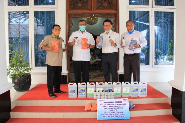 Pemda Kabupaten Solok terima Bantuan dari BRI Cabang Solok
