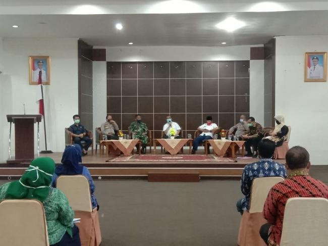 Sosialisasi New Normal di Jajaran Pemda Kabupaten Solok