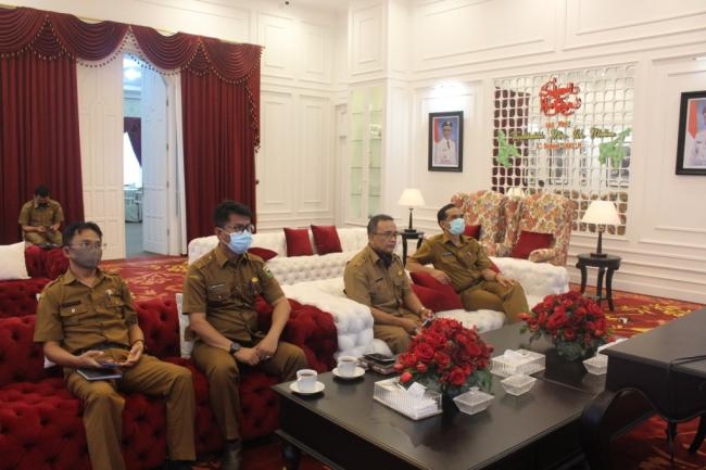 Â Video Conference Evaluasi New Normal di Sumatera Barat