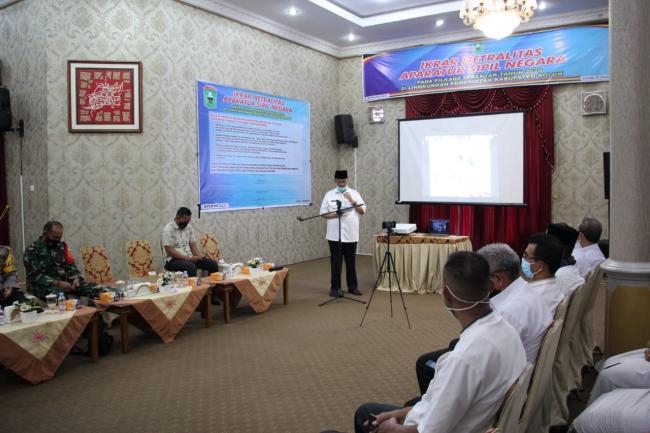 ASN Kab Solok Ikrarkan Netralitas Pada Pilkada Serentak Tahun 2020