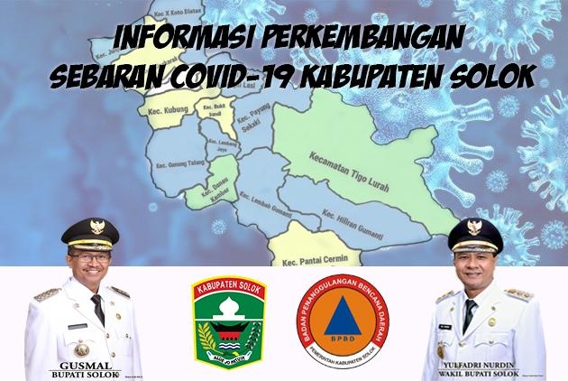 Peta Sebaran Covid-19 Kabupaten Solok Update Tanggal 11 November 2020