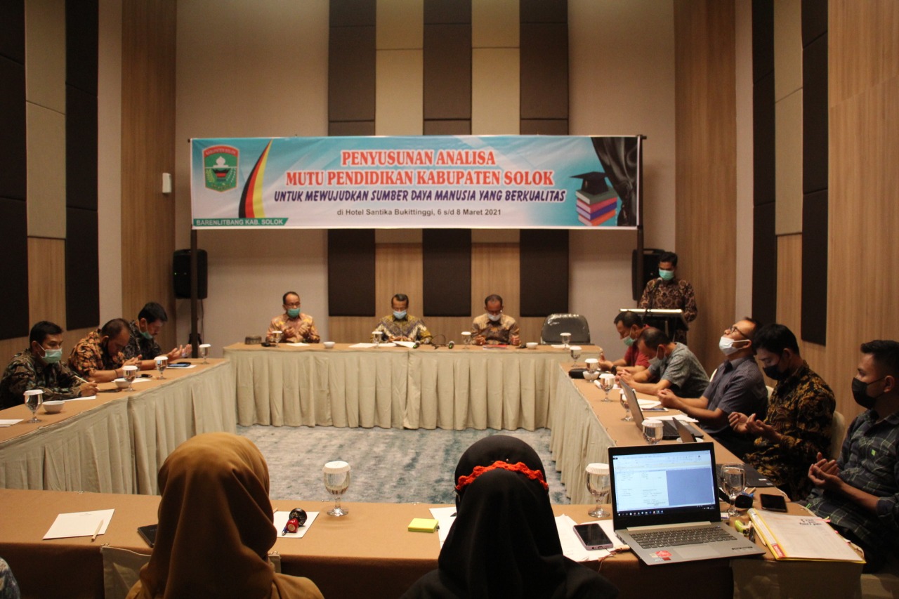 Penyusunan Analisa Mutu Pendidikan Tahun 2021 Harus Tuntas