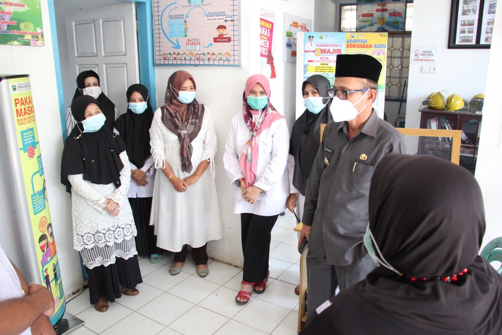 Pj Bupati Lakukan Monitoring Evaluasi Terkait Penanganan Covid-19