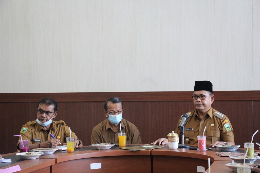 Dianggap Belum Maksimal,  Bupati Pimpin Langsung Rakor Terkait Penanganan Covid-19