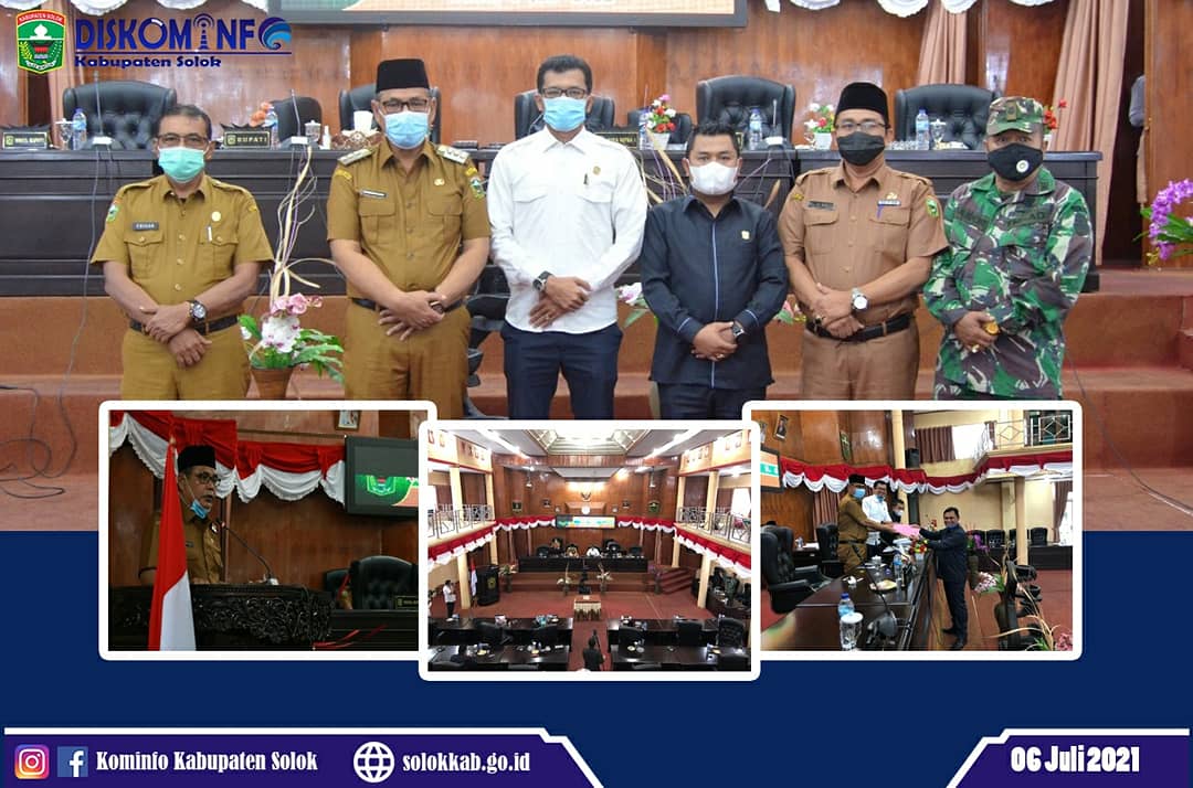 Bupati Hadiri Sidang Paripurna Bersama DPRD Kabupaten Solok