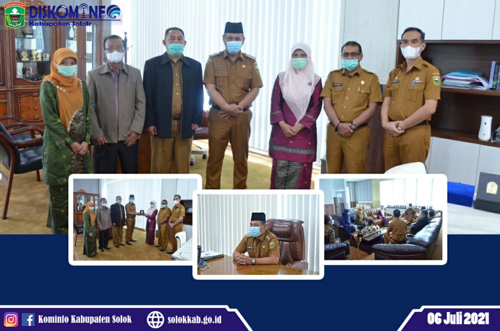 Bupati Solok Terima Kunjungan Rektor IAIN Bukittinggi Beserta Rombongan