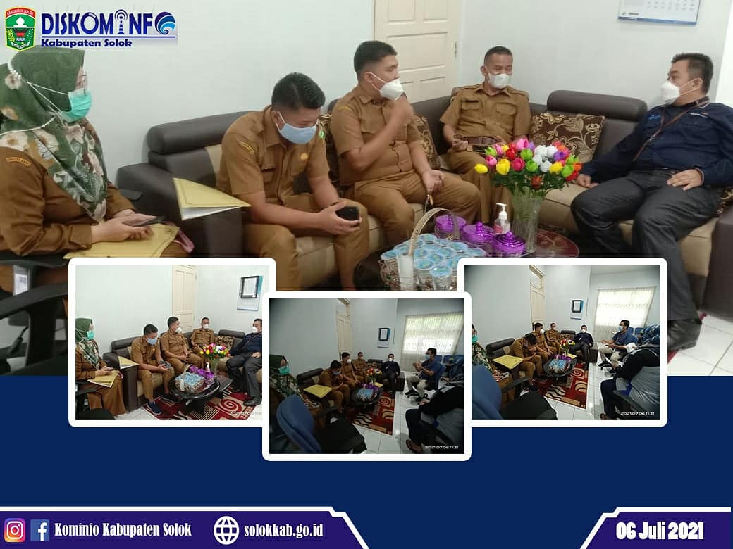 Dinas Kominfo Sambangi BPS Kabupaten Solok