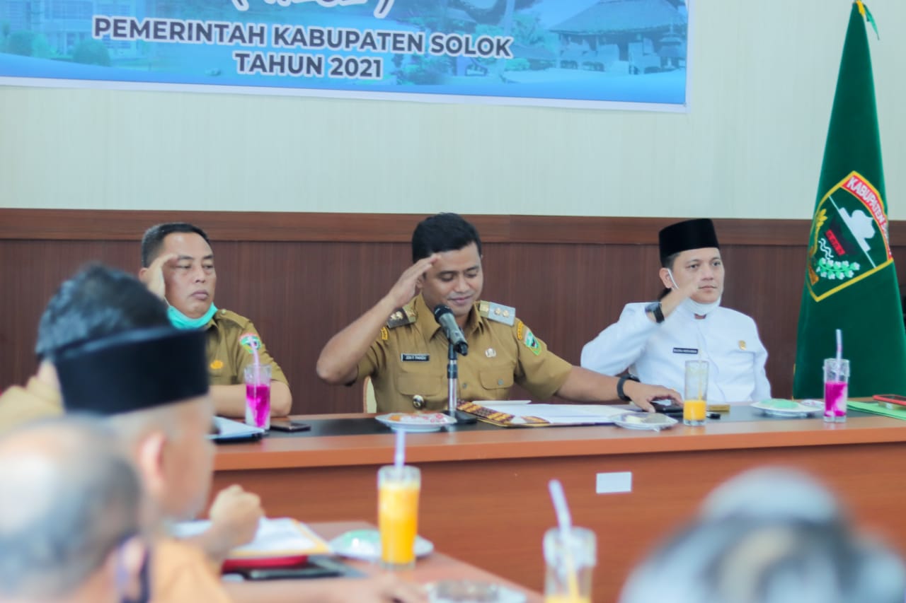 Wabup Solok Buka Rapat Kerja Gerakan Pramuka 0302 Kabupaten Solok