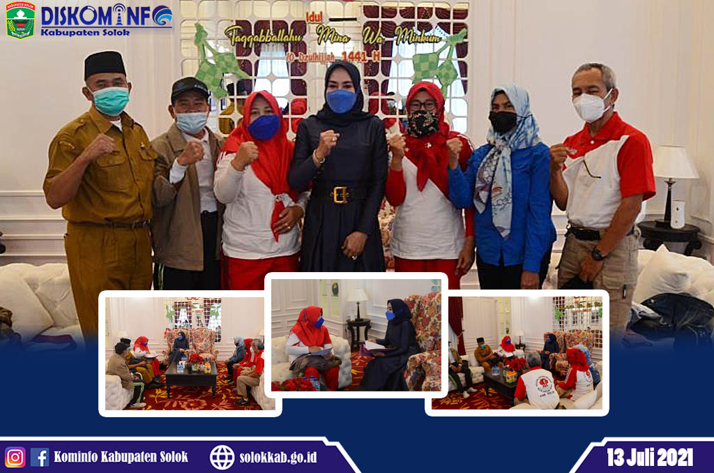 Silaturahmi Organisasi Klub Jantung Sehat dengan Ketua TP-PKK Kabupaten Solok 