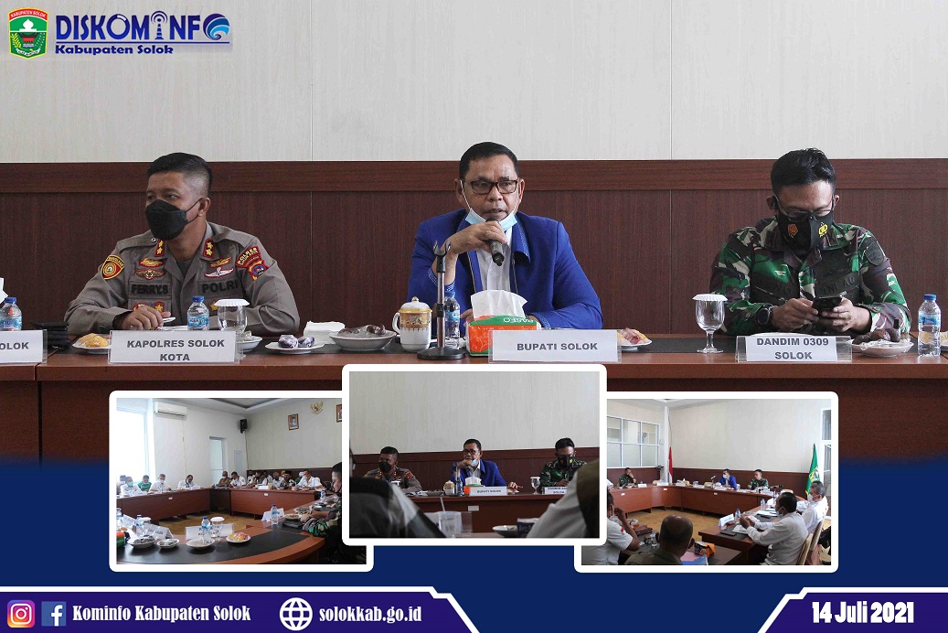 Sambut Hari Raya Idul Adha 1442 H di Masa Pandemi Covid-19, Bupati Solok Pimpin Forum Diskusi Politik Pemerintah Kabupaten Solok Tahun 2021