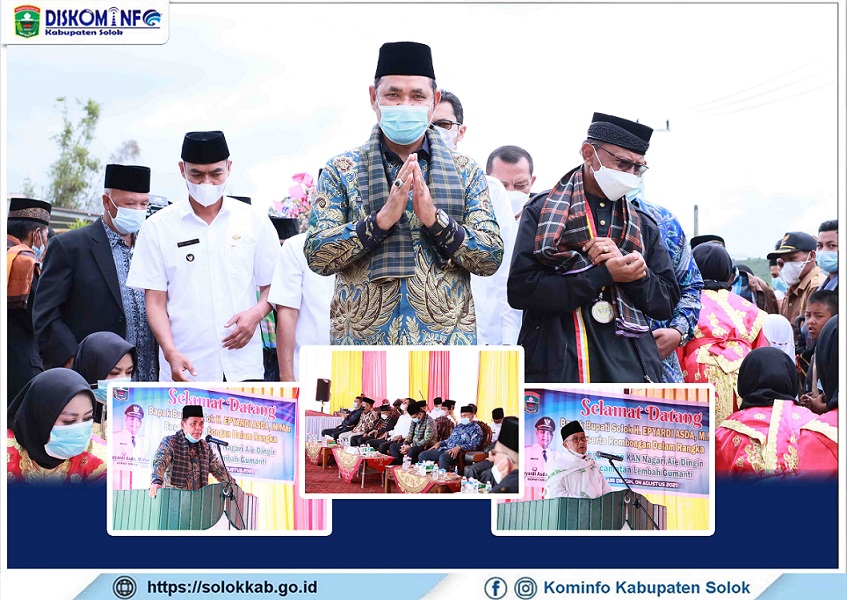 Bupati Solok Hadiri Pengukuhan KAN Aie Dingin Kecamatan Lembah Gumanti