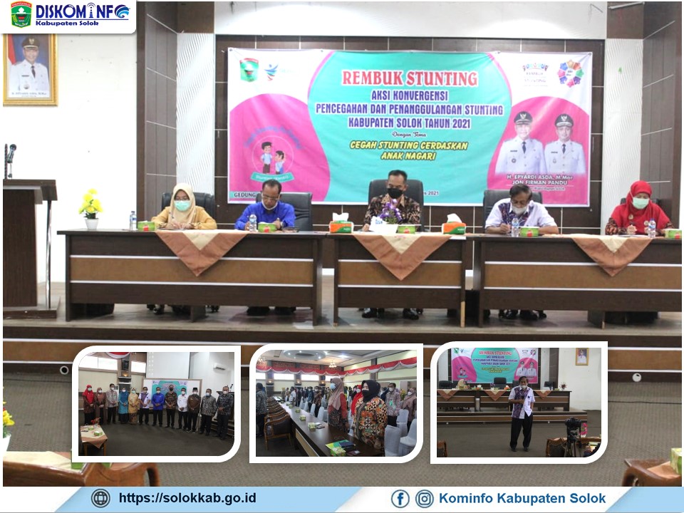 Serius Tangani Stunting, Pemda Kabupaten Solok Laksanakan Rembuk Stunting 2021
