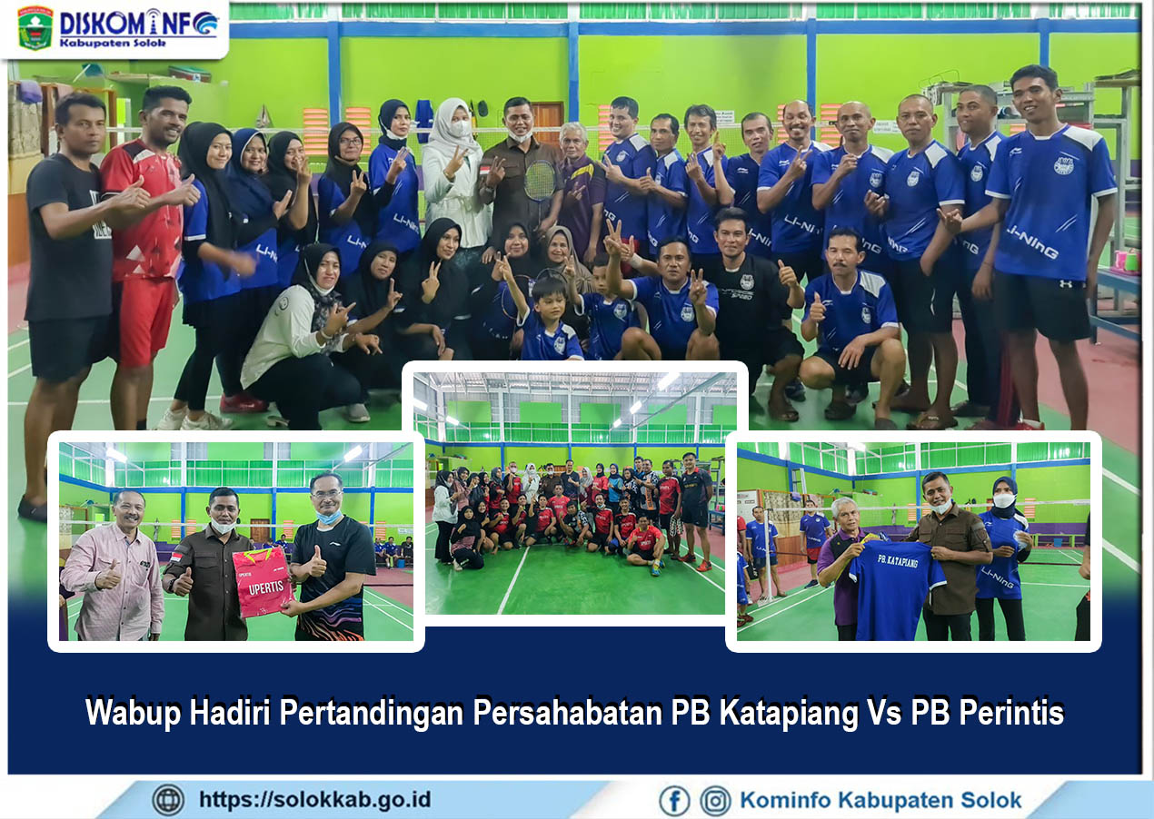 Wabup Hadiri Pertandingan Persahabatan PB Katapiang Vs PB Perintis