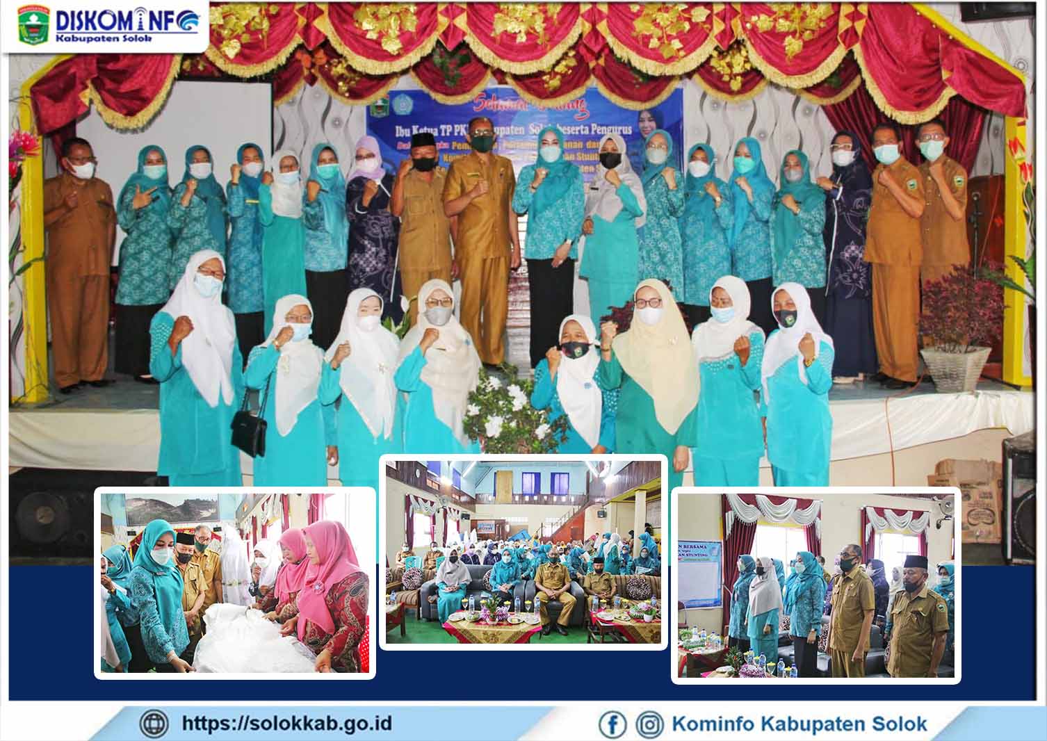 Cegah Stunting, Ny. Emiko Epyardi Tandatangani Komitmen Bersama  Di Kecamatan X Koto Diatas 