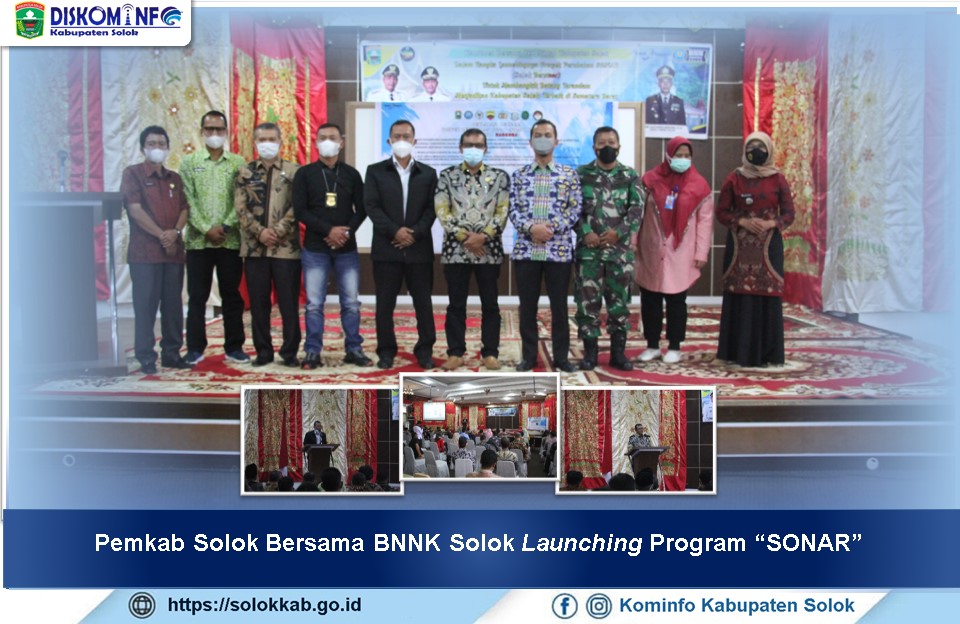 Pemkab Solok Bersama BNNK Solok Launching Program SONAR