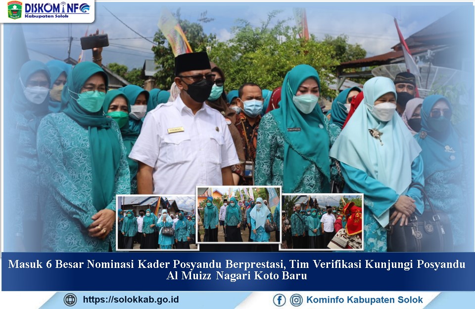 Masuk 6 Besar Nominasi Kader Posyandu Berprestasi,  Tim Verifikasi Kunjungi Posyandu Al Muizz Nagari Koto Baru