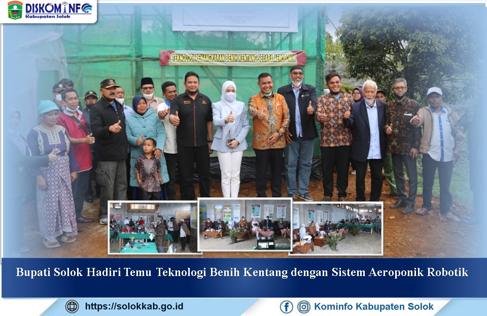Bupati Solok Hadiri Temu Teknologi Benih Kentang dengan Sistem Aeroponik Robotik