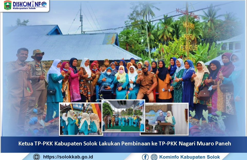 Ketua TP-PKK Kabupaten Solok Lakukan Pembinaan ke TP-PKK Nagari Muaro Paneh