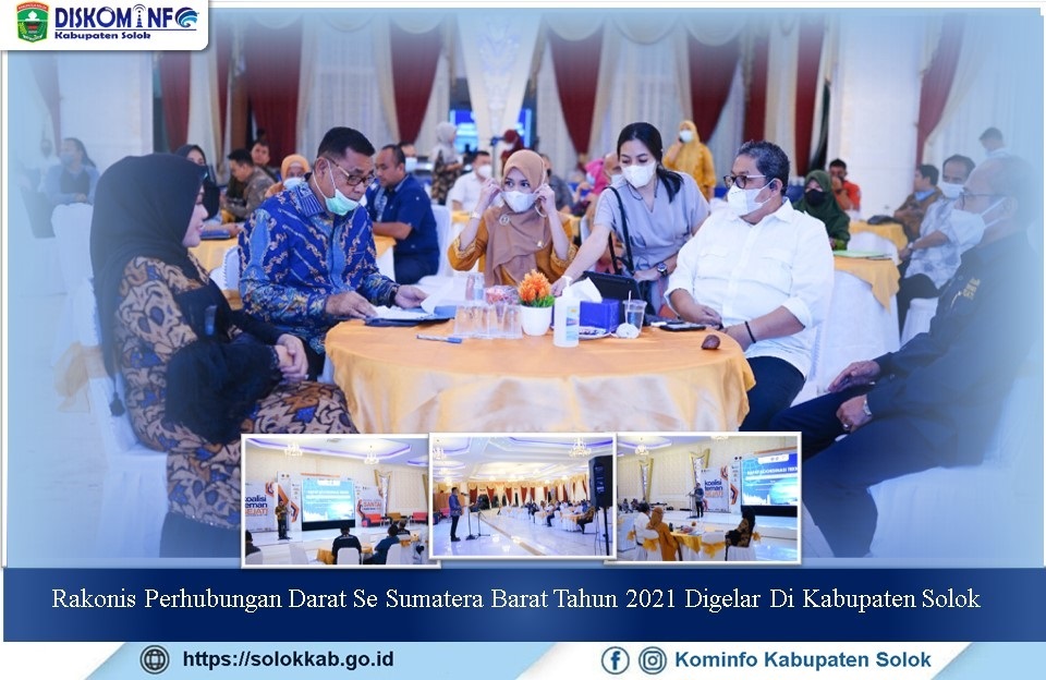 Rakonis Perhubungan Darat Se Sumatera Barat Tahun 2021 Digelar Di Kabupaten Solok