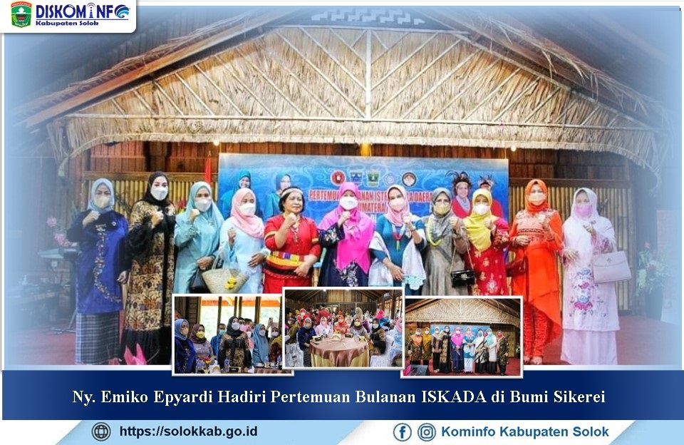 Ny. Emiko Epyardi Hadiri Pertemuan Bulanan ISKADA di Bumi Sikerei