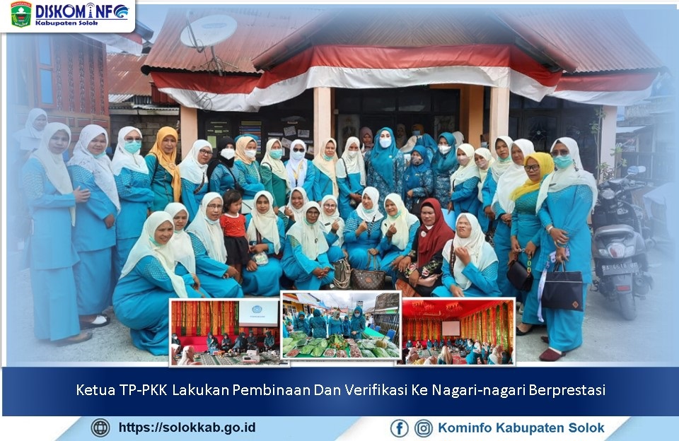 Ketua TP-PKK Lakukan Pembinaan Dan Verifikasi Ke Nagari-nagari Berprestasi