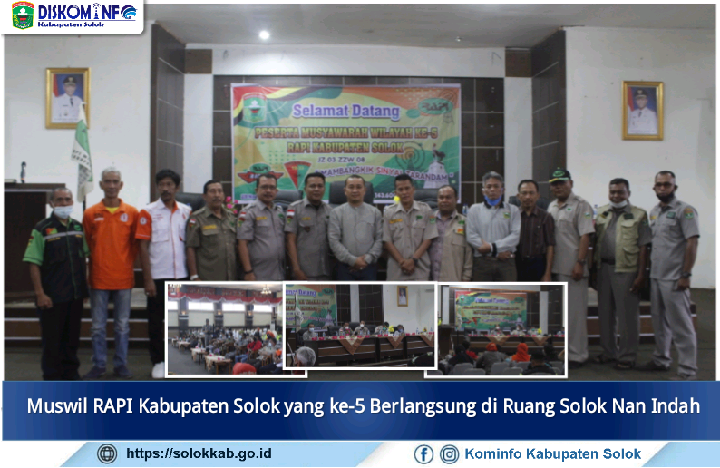 Muswil RAPI Kabupaten Solok yang ke-5 Berlangsung di Ruang Solok Nan Indah