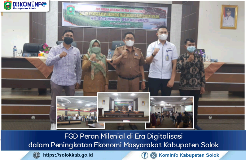FGD Peran Milenial di Era Digitalisasi  dalam Peningkatan Ekonomi Masyarakat Kabupaten Solok