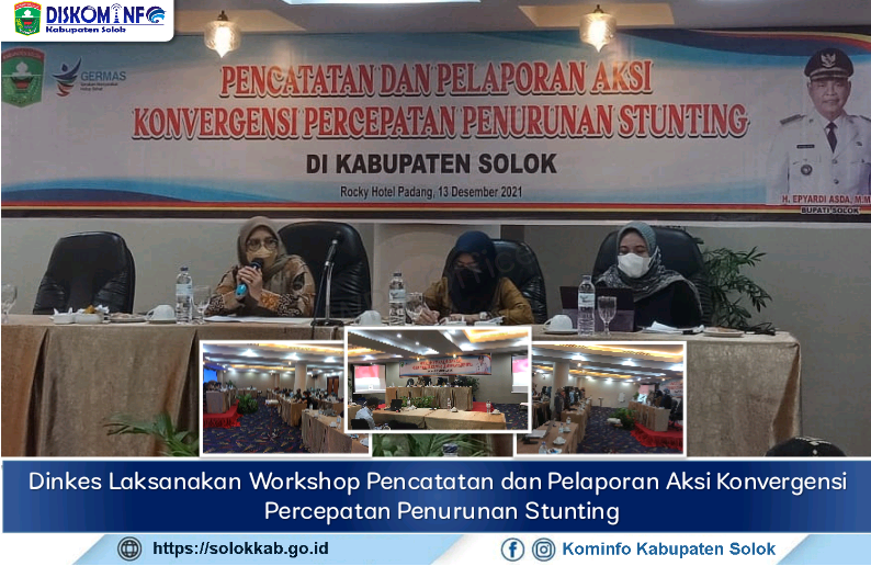 Dinkes Laksanakan Workshop Pencatatan dan Pelaporan Aksi Konvergensi  Percepatan Penurunan Stunting