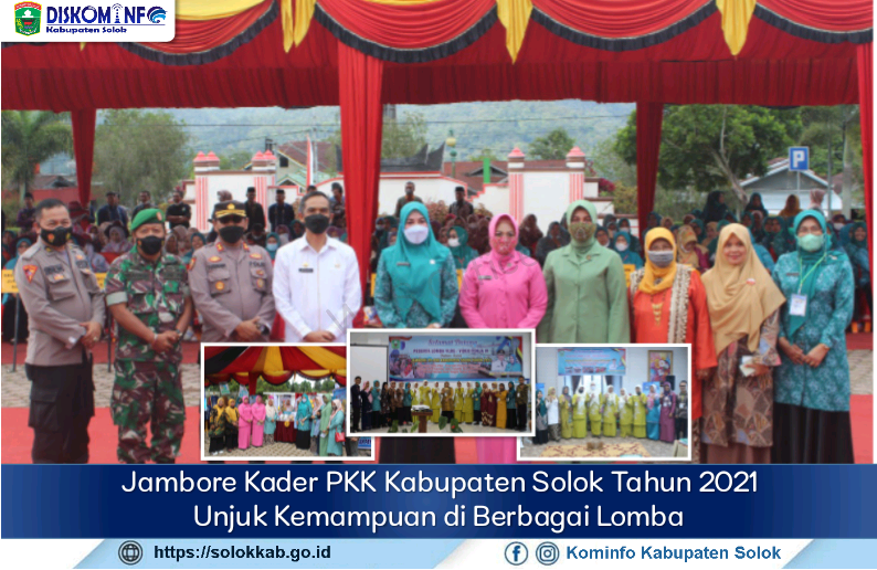 Jambore Kader PKK Kabupaten Solok Tahun 2021, Unjuk Kemampuan di Berbagai Lomba