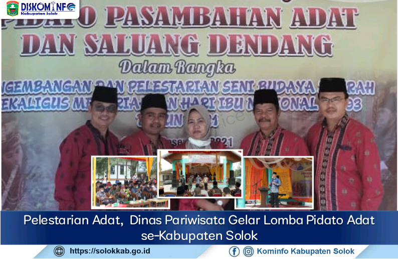 Pelestarian Adat, Dinas Pariwisata Gelar Lomba Pidato Adat se-Kabupaten Solok