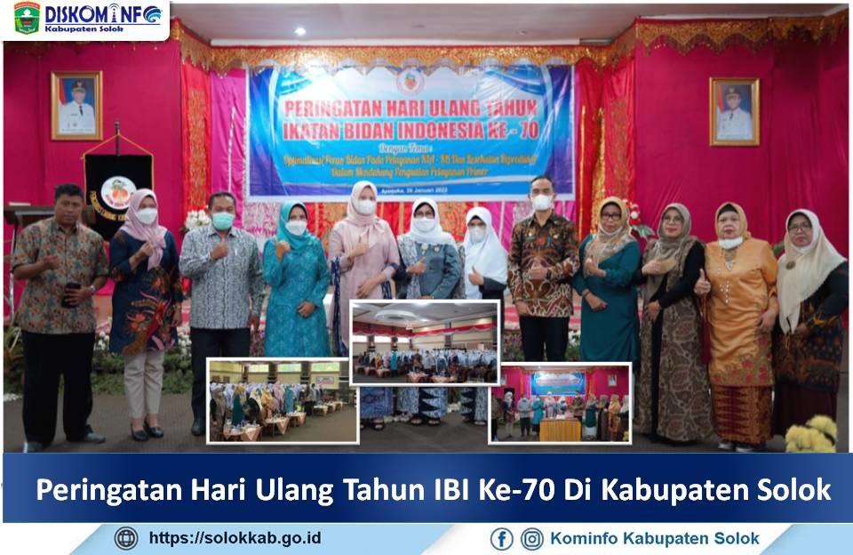 Peringatan Hari Ulang Tahun IBI Ke-70 Di Kabupaten Solok