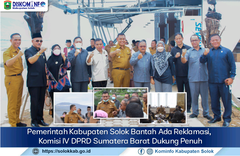 Pemkab Solok Bantah Ada Reklamasi, Komisi IV DPRD Sumatera Barat Dukung Penuh