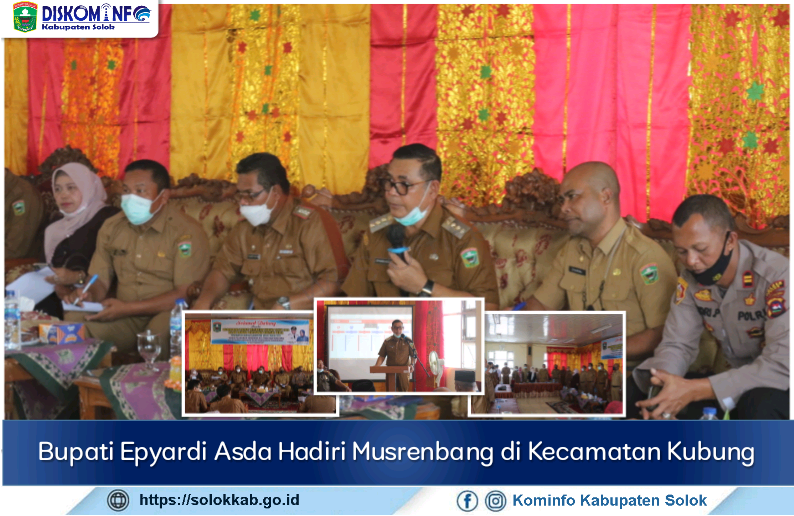 Bupati Epyardi Asda Hadiri Musrenbang di Kecamatan Kubung