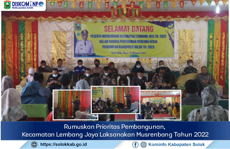 Rumuskan Prioritas Pembangunan, Kecamatan Lembang Jaya Laksanakan Musrenbang Tahun 2022