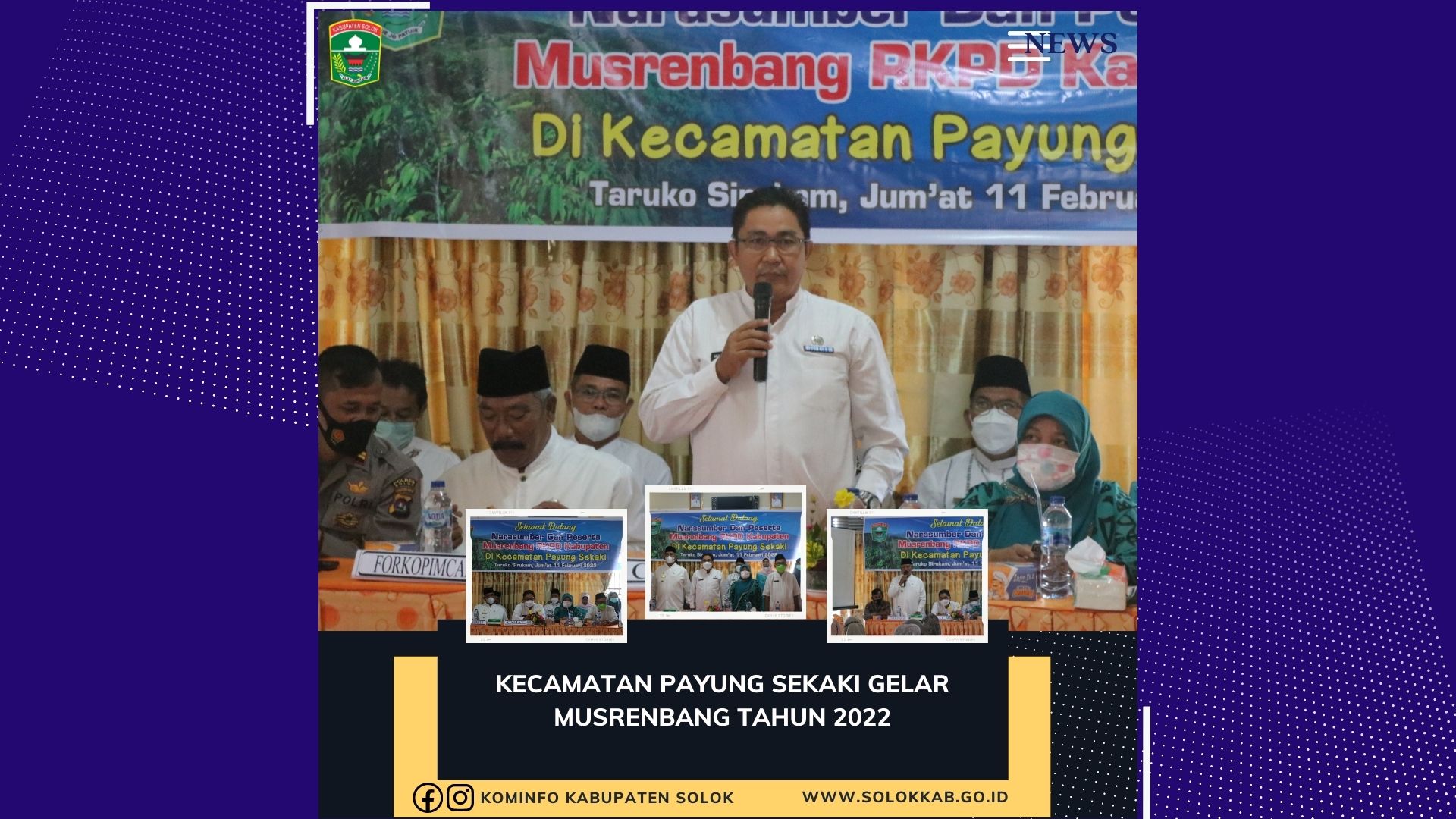 Kecamatan Payung Sekaki Gelar Musrenbang tahun 2022