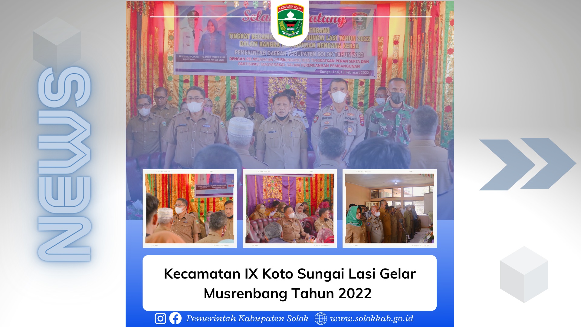 Kecamatan  IX  Koto Sungai Lasi  Gelar Musrenbang  Tahun  2022