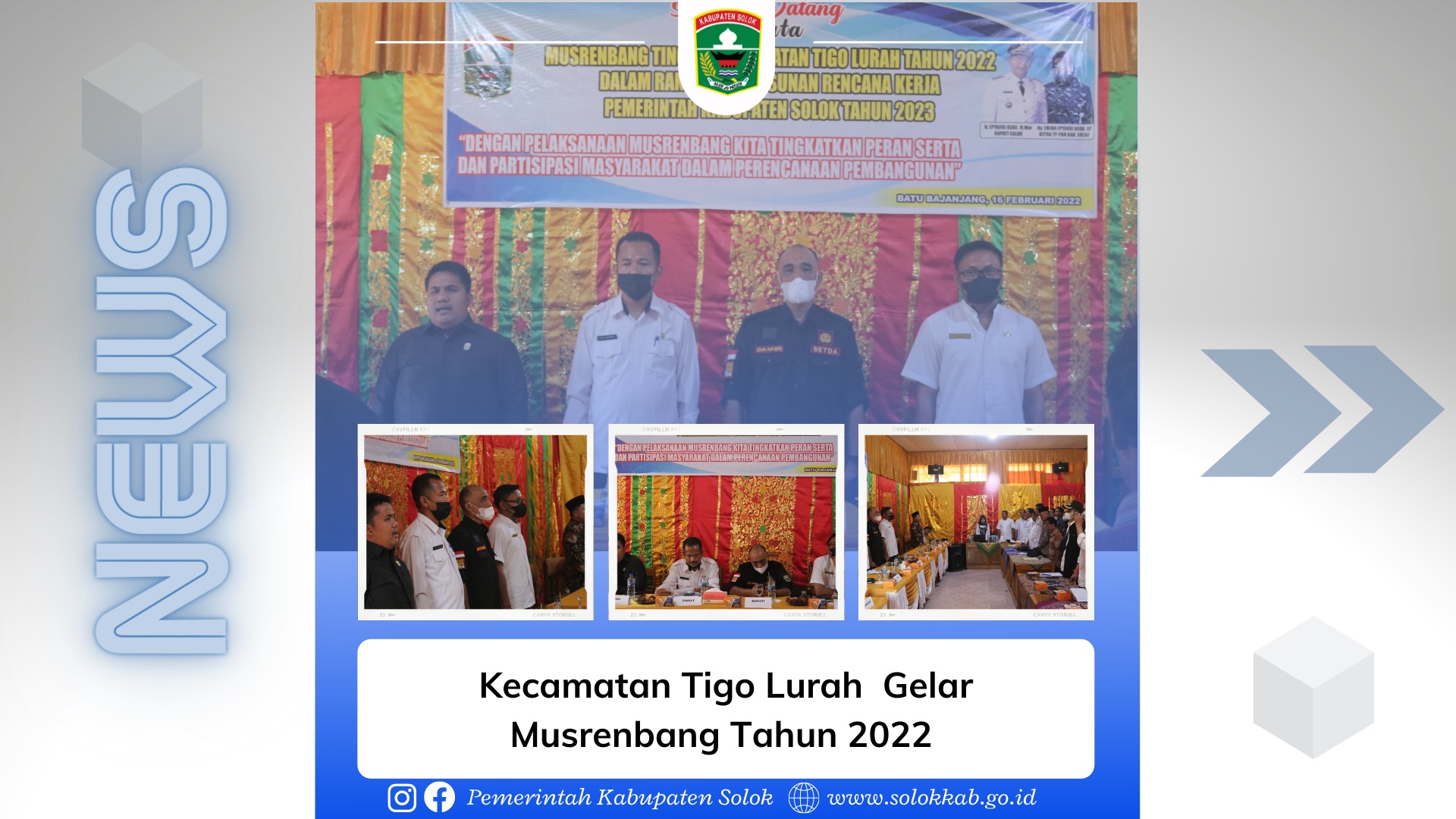 Musrenbang Tingkat Kecamatan Tigo Lurah Tahun 2022
