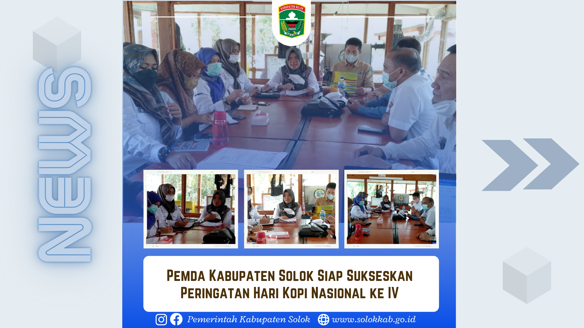 Pemda Kabupaten Solok Siap Sukseskan Peringatan Hari Kopi Nasional ke IV