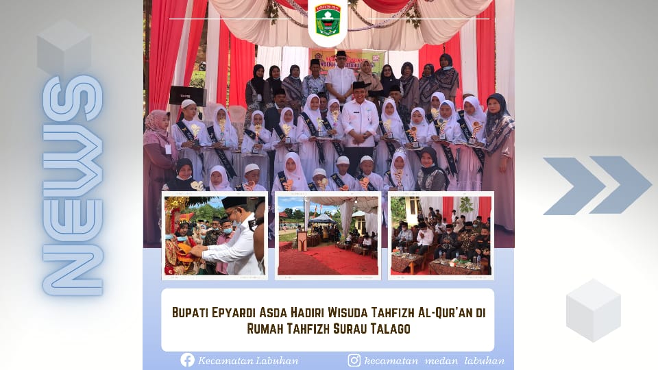 Bupati Epyardi Asda Hadiri Wisuda Tahfizh Alquran di Rumah Tahfizh Surau Talago