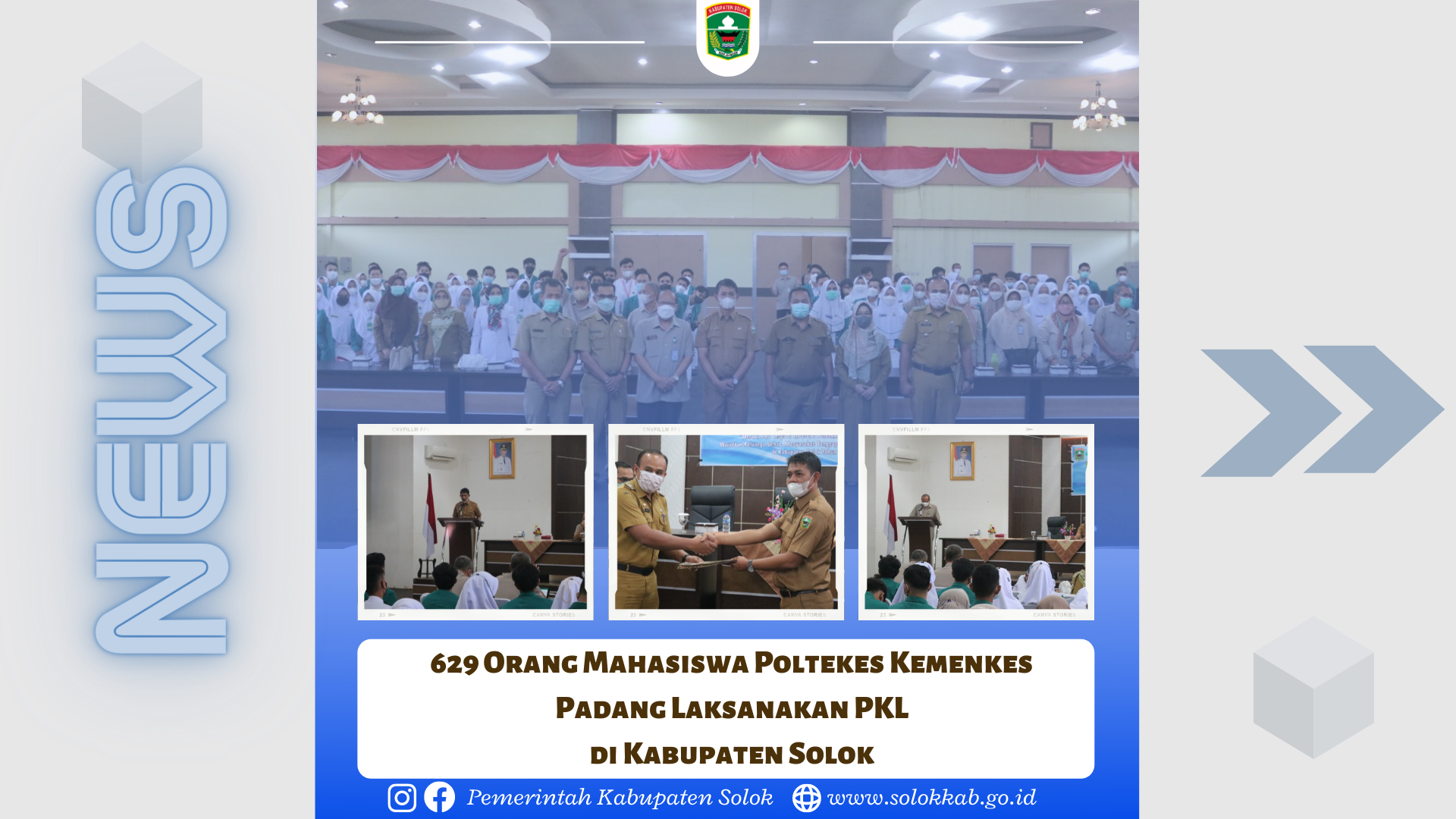 629 Orang Mahasiswa Poltekes Kemenkes Padang Laksanakan PKL  di Kabupaten Solok