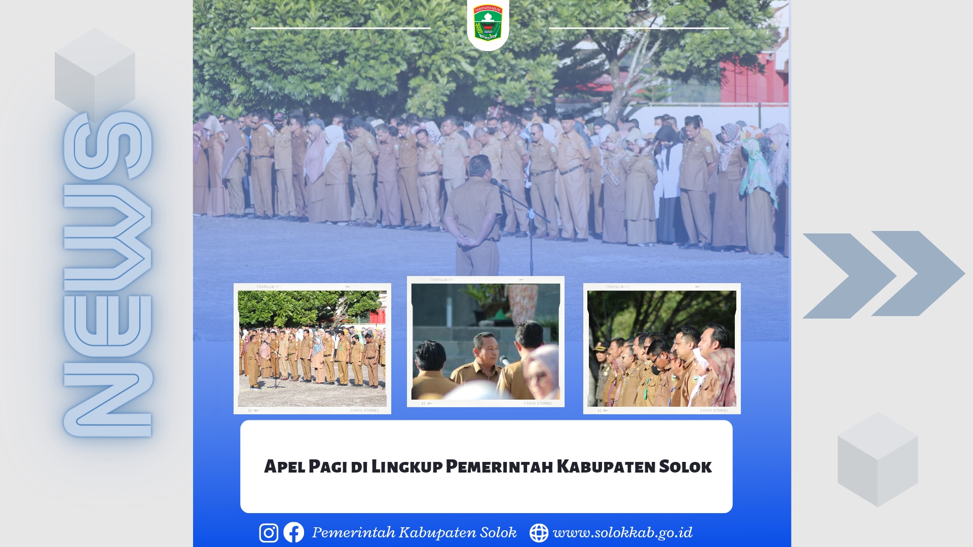 Apel Pagi di Lingkup Pemerintah Kabupaten Solok