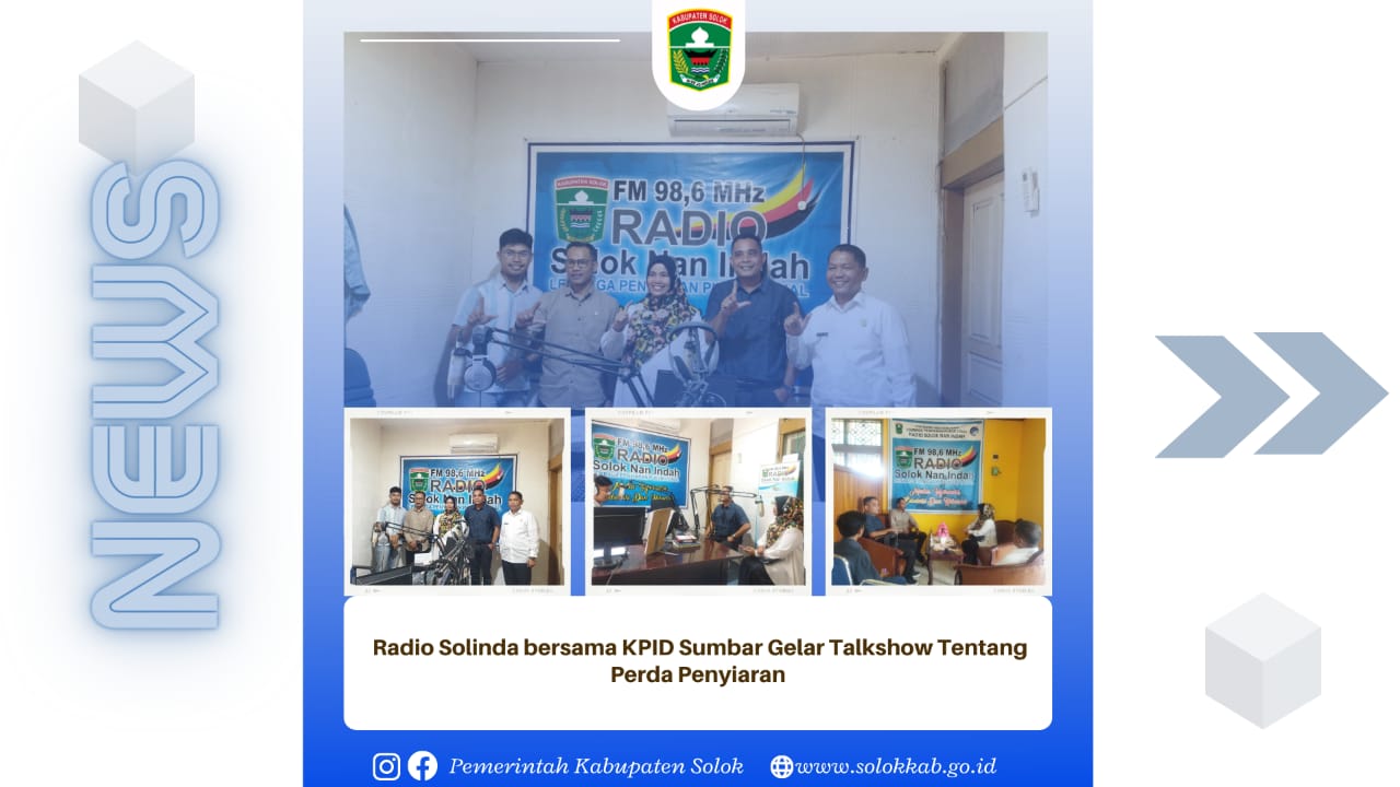 Radio Solinda Bersama KPID Sumbar Gelar Talkshow Tentang Perda Penyiaran