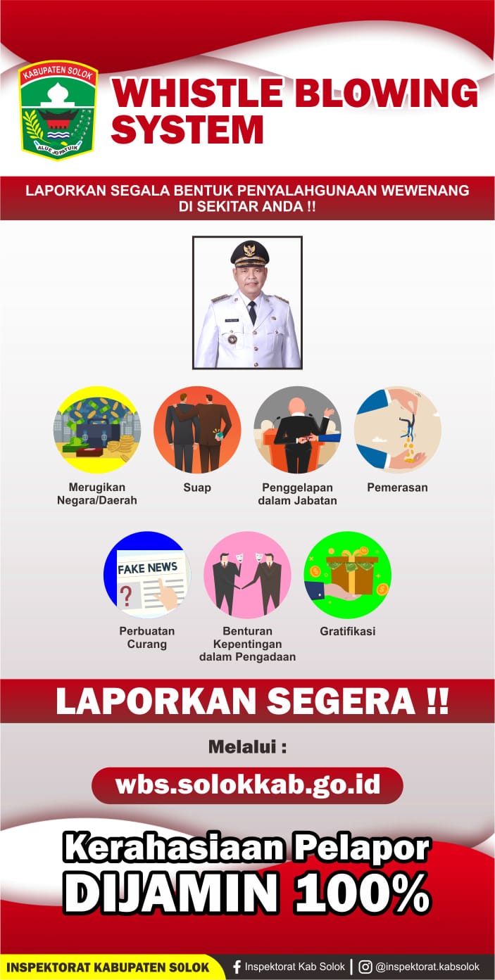 Laporkan Segala Bentuk Penyalahgunaan Wewenang 