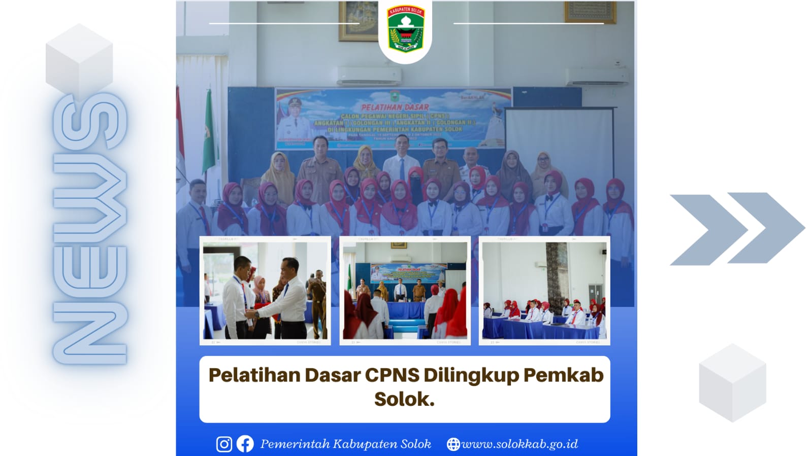 Pelatihan Dasar CPNS Dilingkup Pemkab Solok