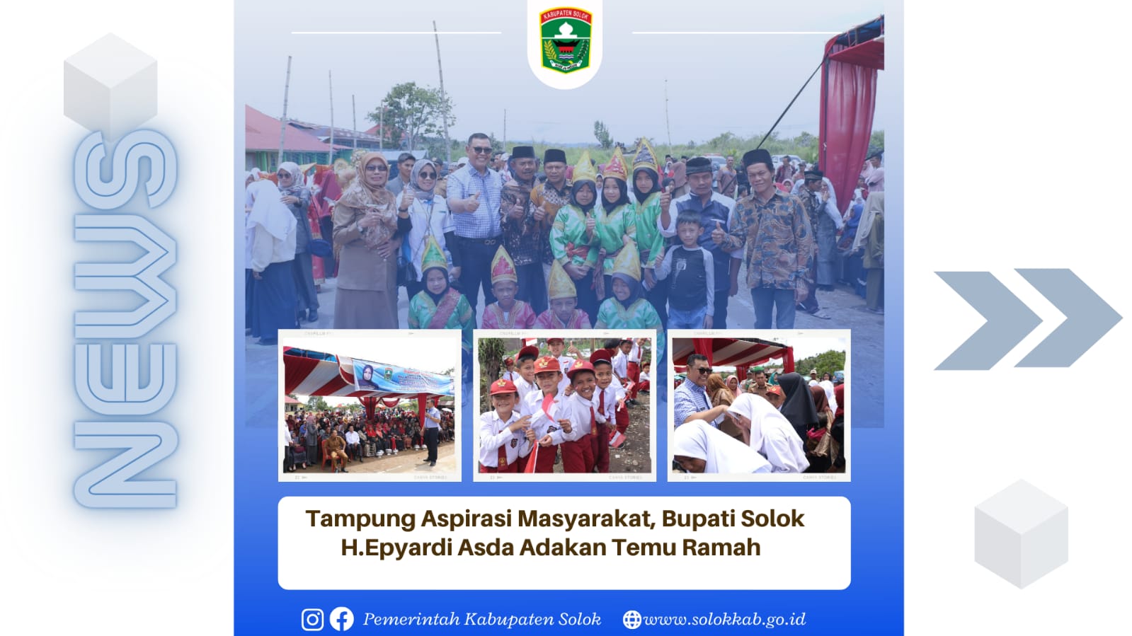 Tampung Aspirasi Masyarakat, Bupati Solok H. Epyardi Asda Adakan Temu Ramah 