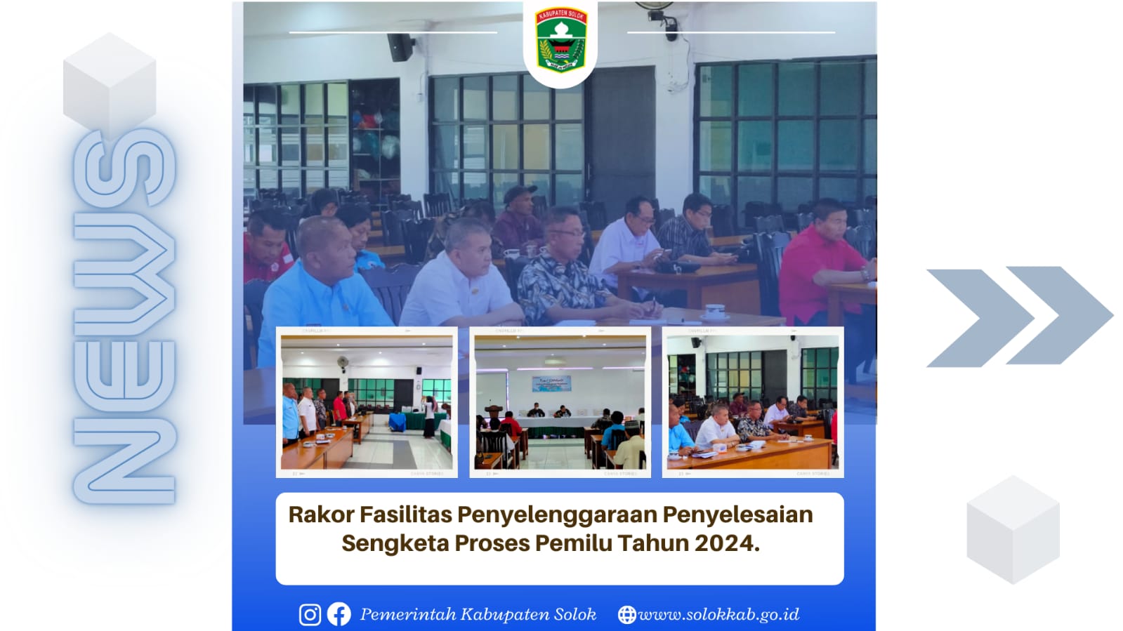 Rakor Fasilitasi Penyelenggaraan Penyelesaian Sengketa Proses Pemilu Tahun 2024