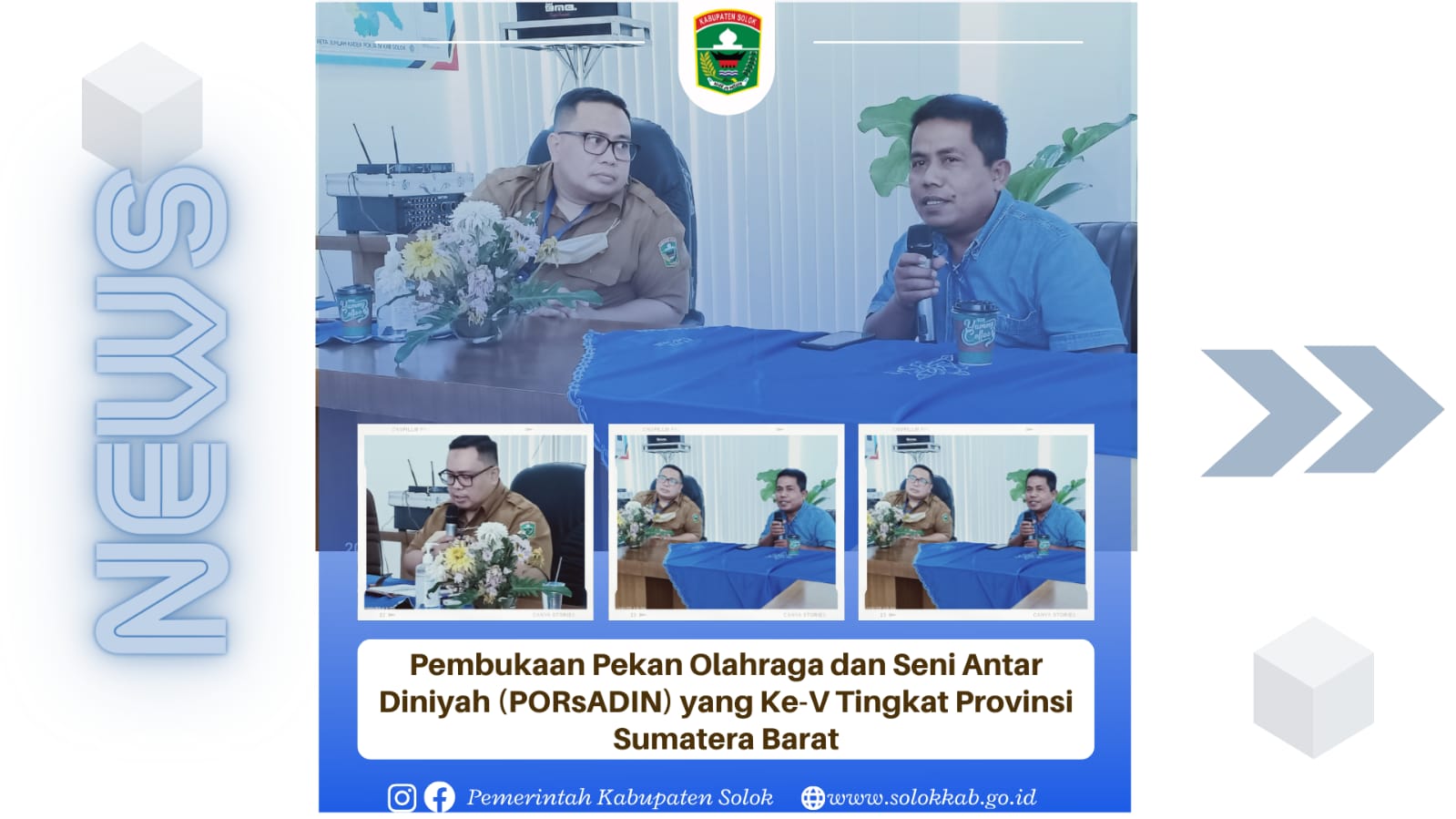 Rapat Persiapan Turnamen Bupati Solok Cup 2022