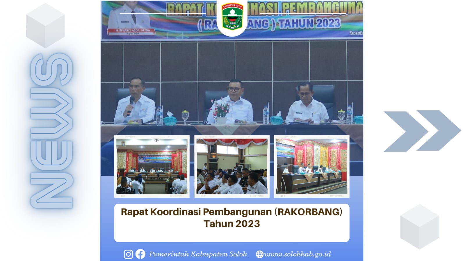 Skala Prioritas Pembangunan 2023 akan di utamakan kepada Jalan-jalan Kabupaten Solok.