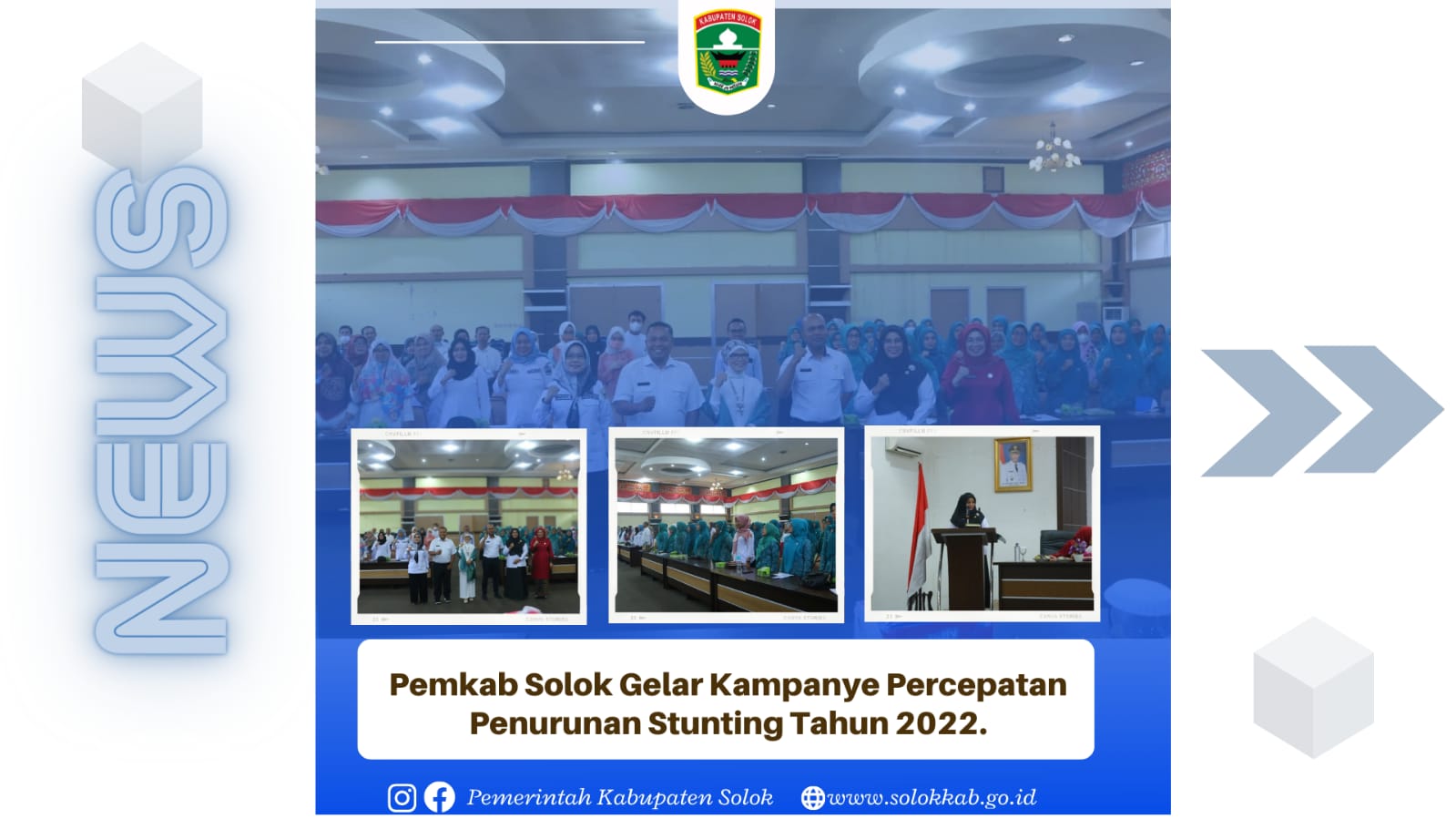 Pemkab  Solok Gelar Kampanye Percepatan Penurunan Stunting Tahun 2022. 