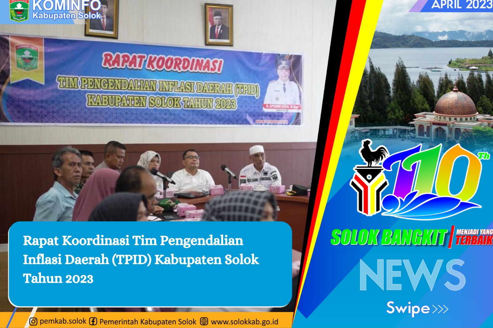  Rapat Koordinasi Tim Pengendalian Inflasi Daerah (TPID) Kabupaten Solok Tahun 2023. 